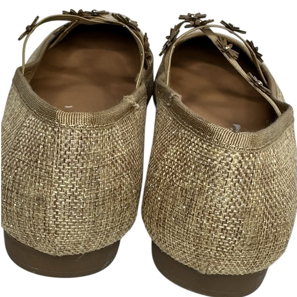 Kensie Women’s Floria Woven Mary Jane Flat. Sz: 8.5
